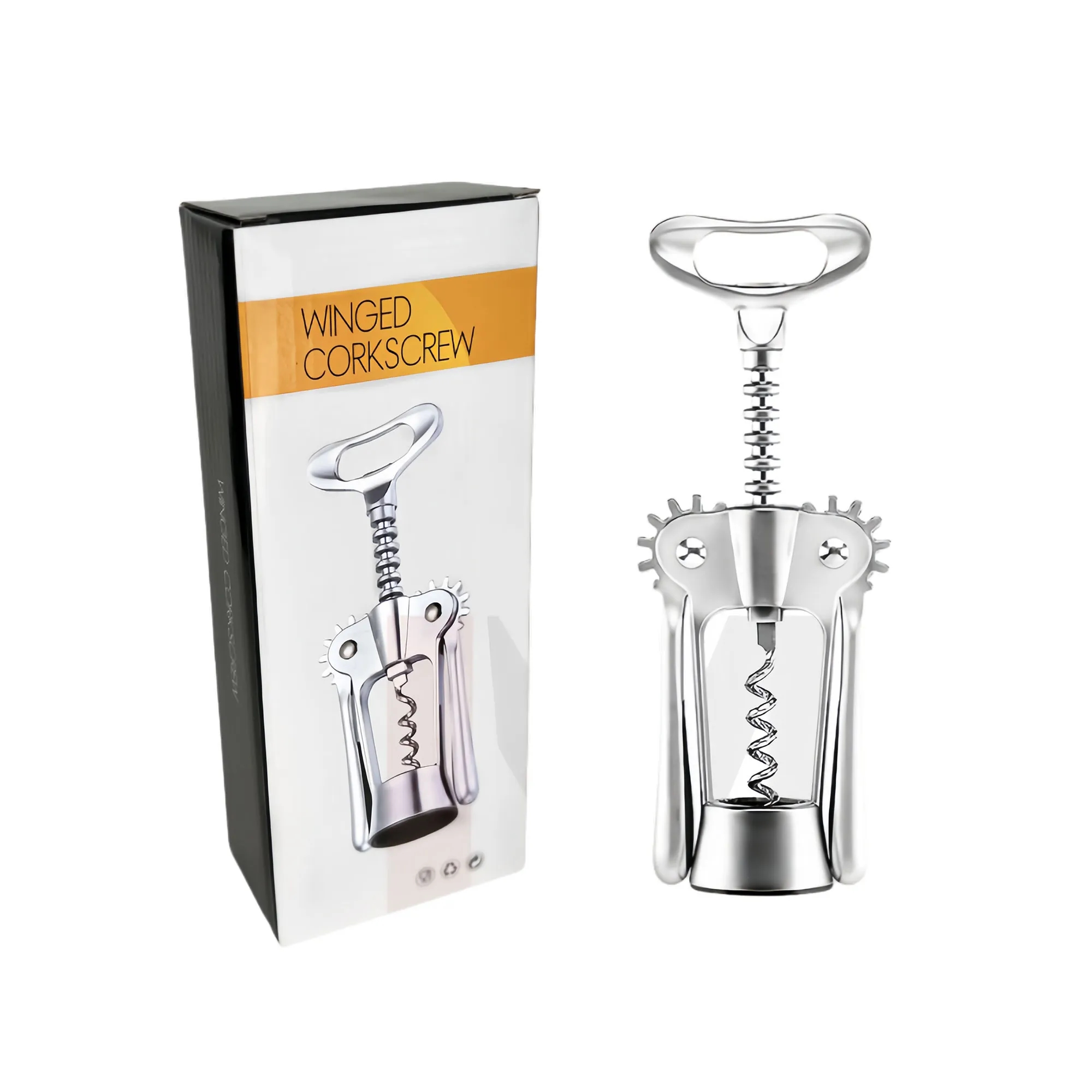 Premium Stainless Steel Wine Opener With Dual Lever 2