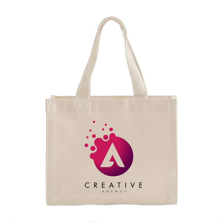 Pacific Small Square Canvas Tote Bag, custom tote bag with logo imprint 4