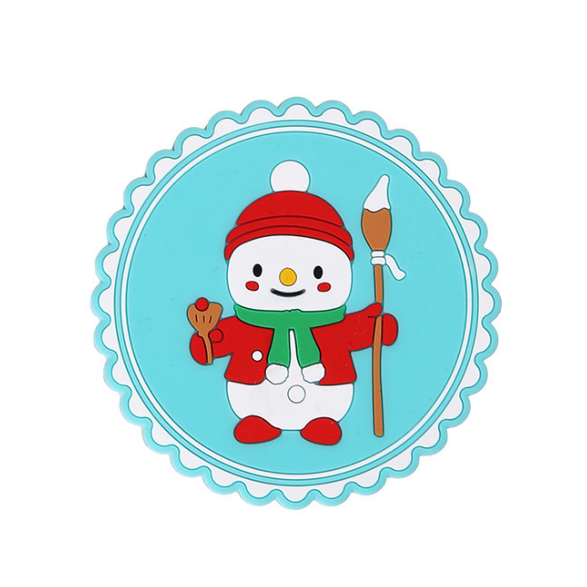 Christmas Rubber Vacation Drink Cup Coasters 2