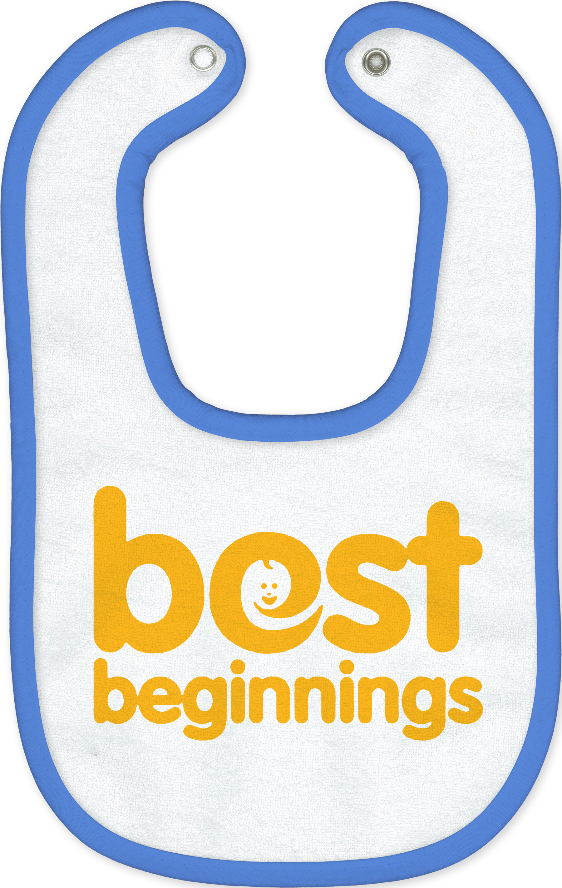 Small Baby Bib with Snaps