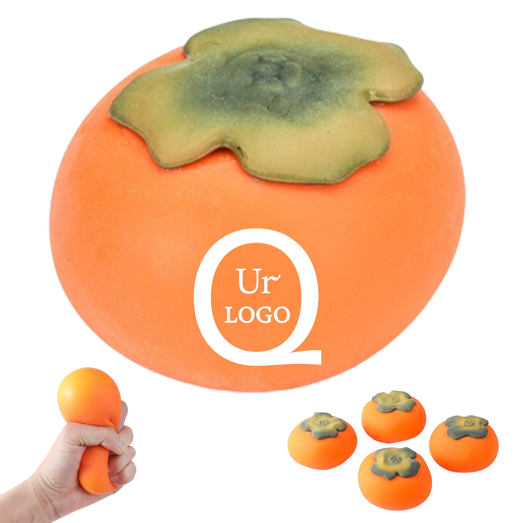 Liquid-Filled Persimmon Stress Ball