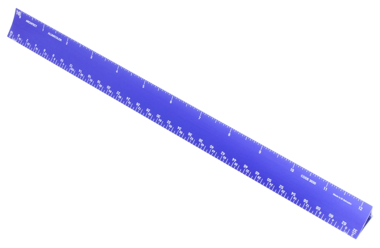 12" Architect Triangular Hollow Scale 2