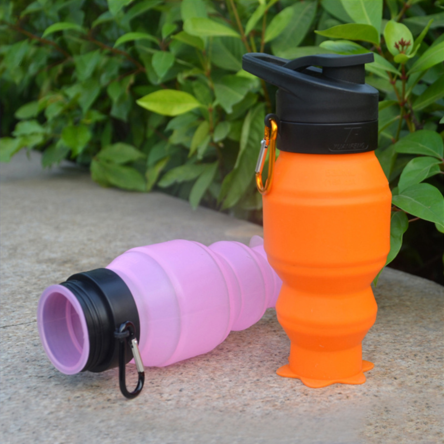 18Oz Magic Silicone Collapsible Water Bottle 4