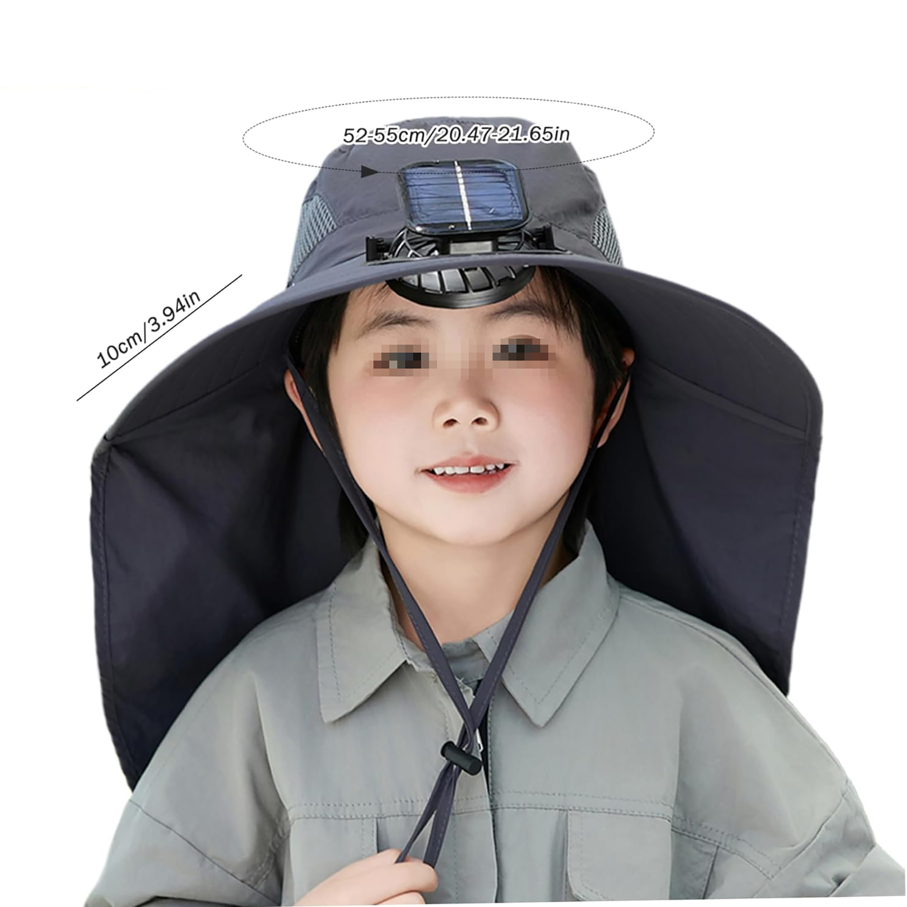 Kids Cooling Fan Hat 3