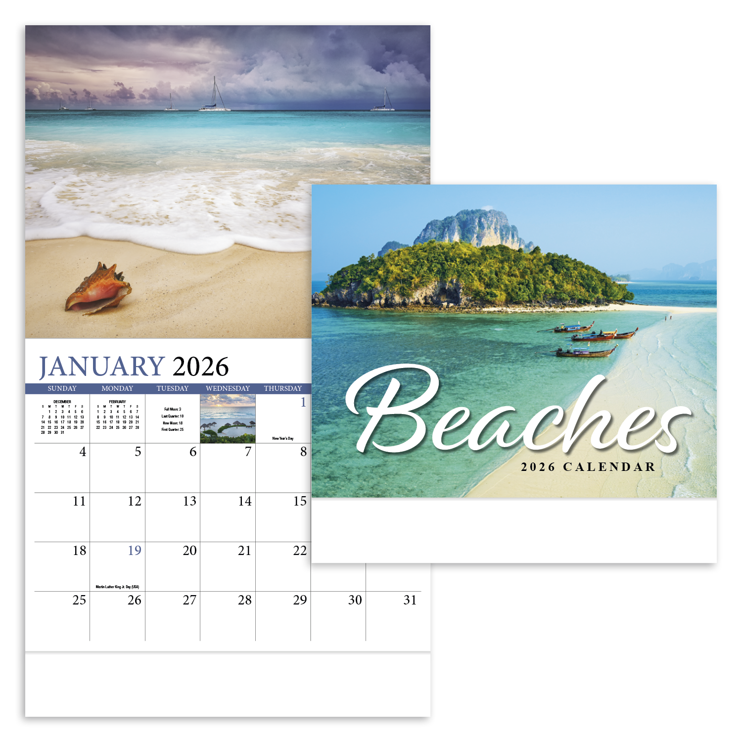 HotLine® Products Beaches Appointment Calendar - Stapled 30