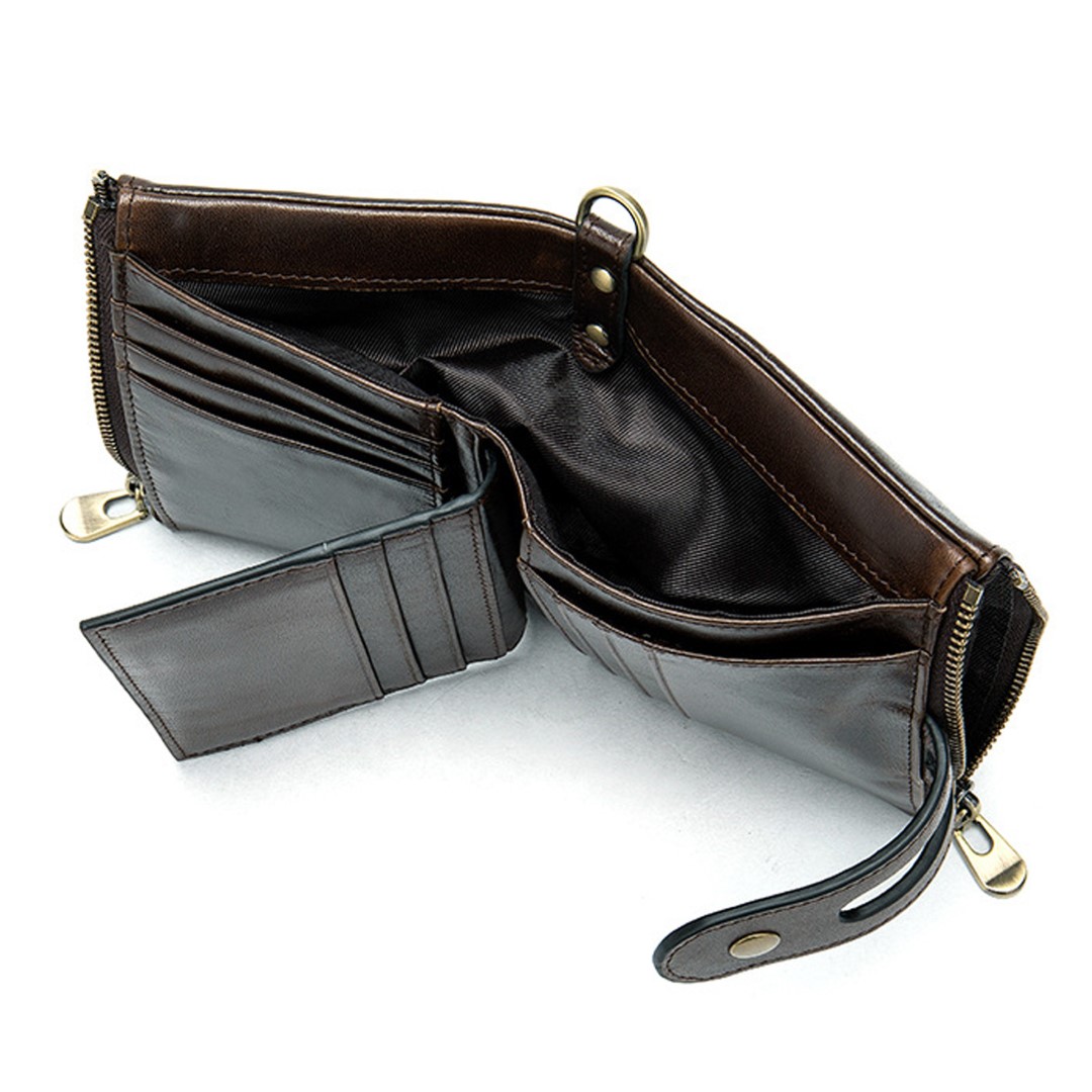 Anti Theft Genuine Leather Mens Wallet 3
