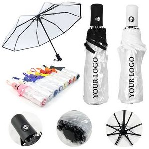 Automatic Folding Clear Umbrella 2