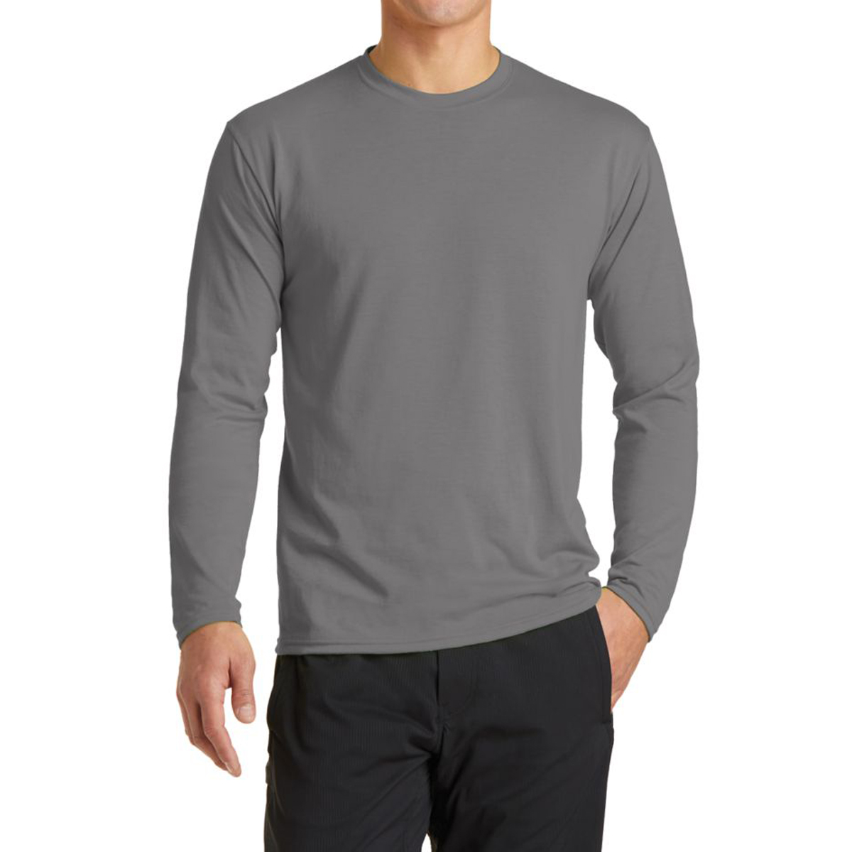 Port & Company® Long Sleeve Performance Blend Tee 8