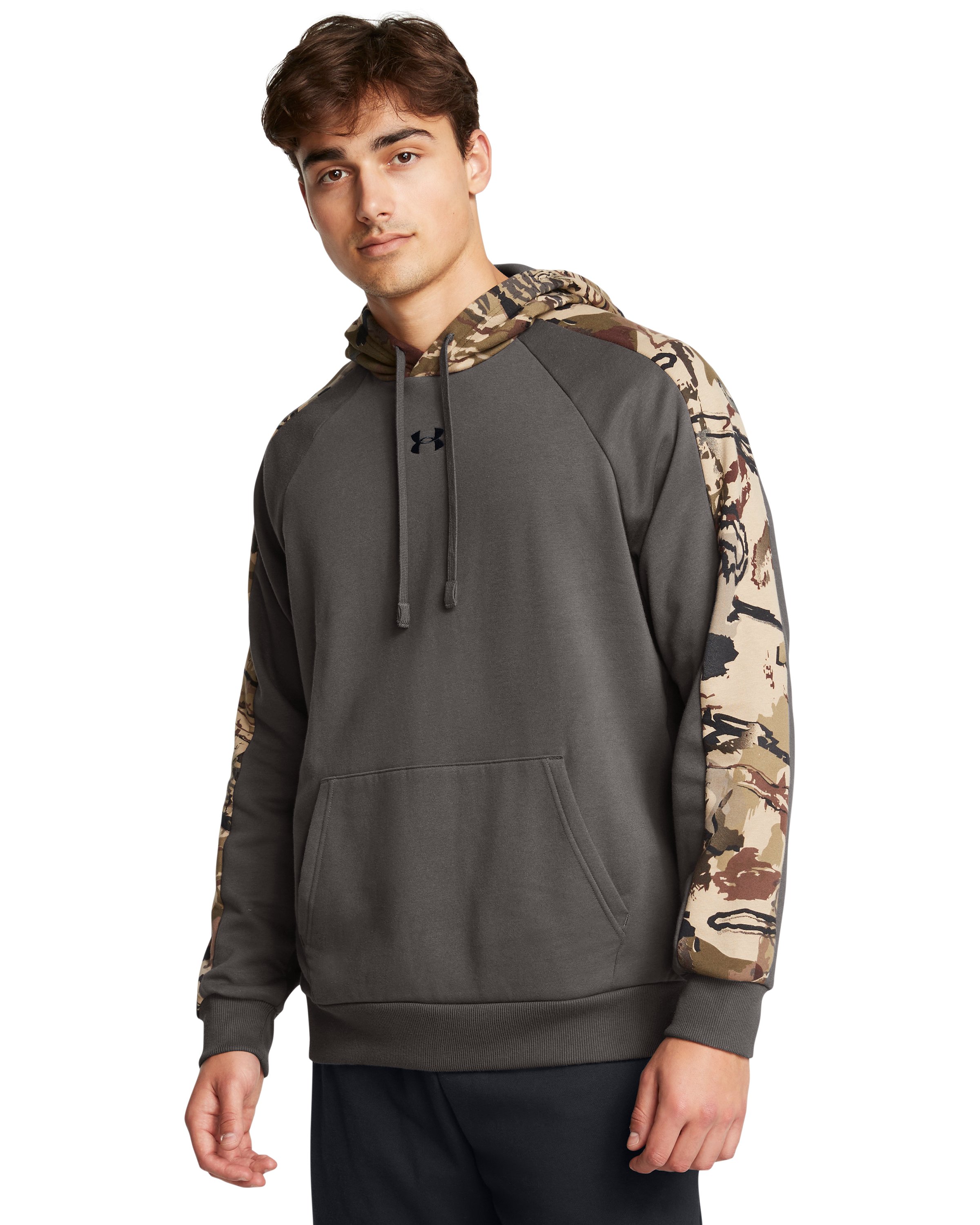 UA Rival Fleece Camo Blocked Men's Hoodie 7