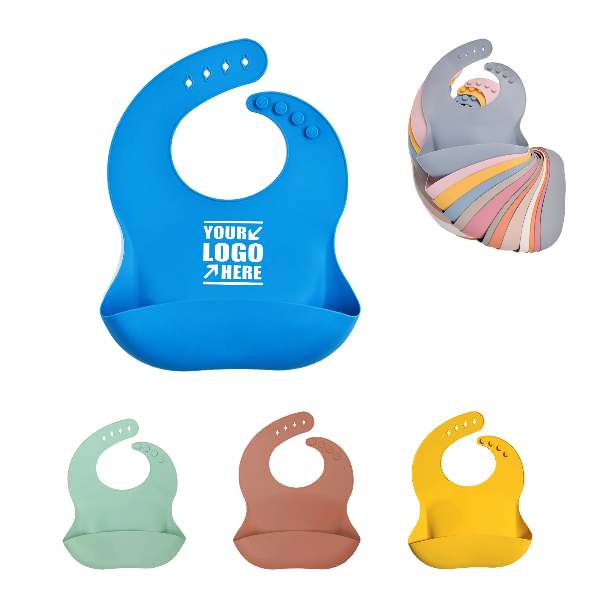 100% Silicone Baby Bib 3