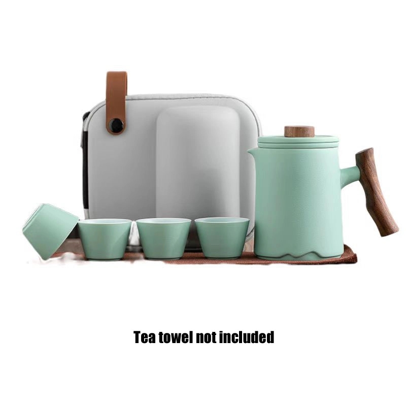 Custom Travel Tea Set With Handbag 7