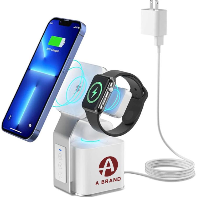 4-in-1 Wireless Bluetooth Speaker Charging Stand 2