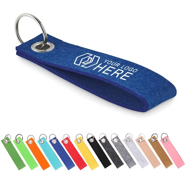 Custom Rpet Felt Keychain 4