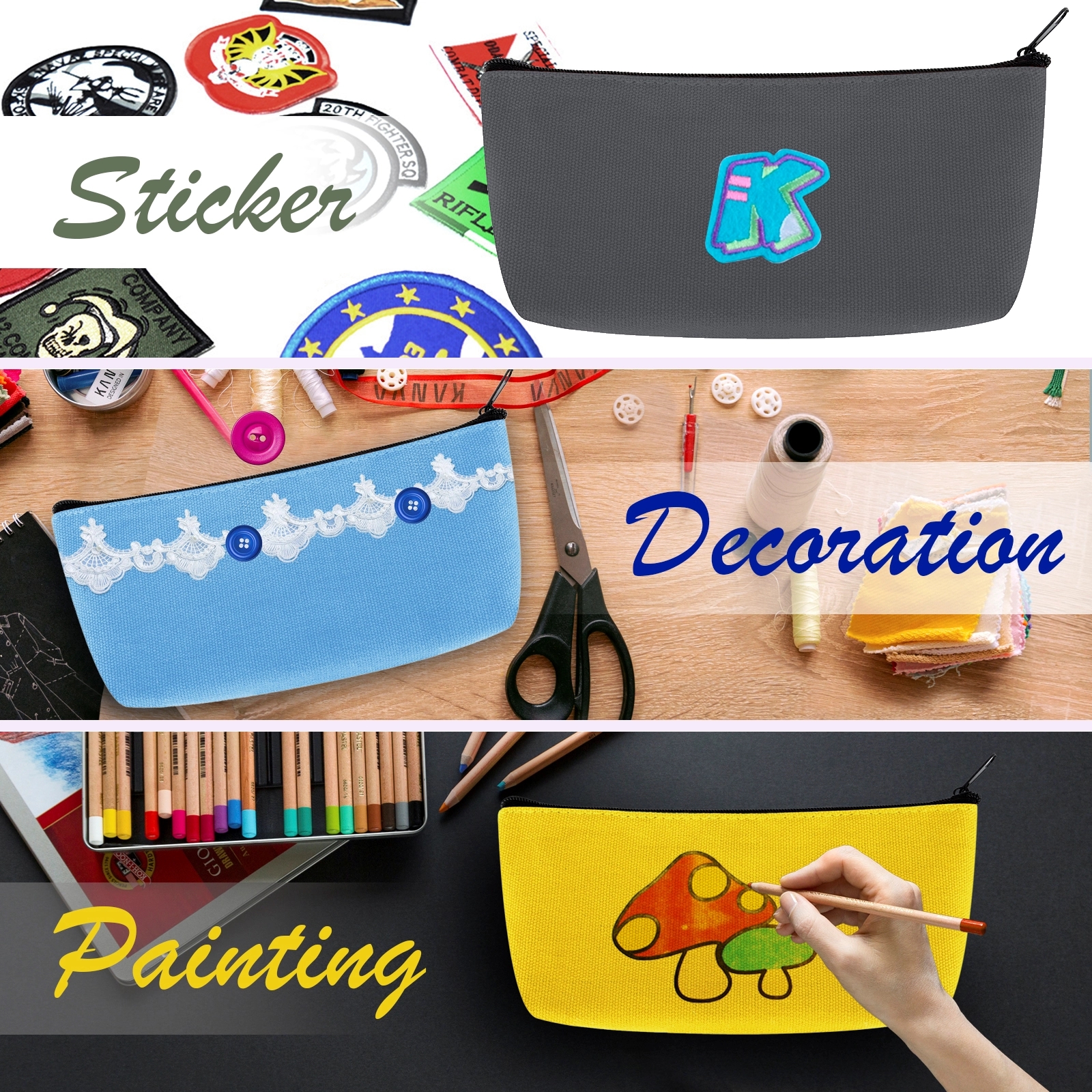 Zipper Pencil Case 3