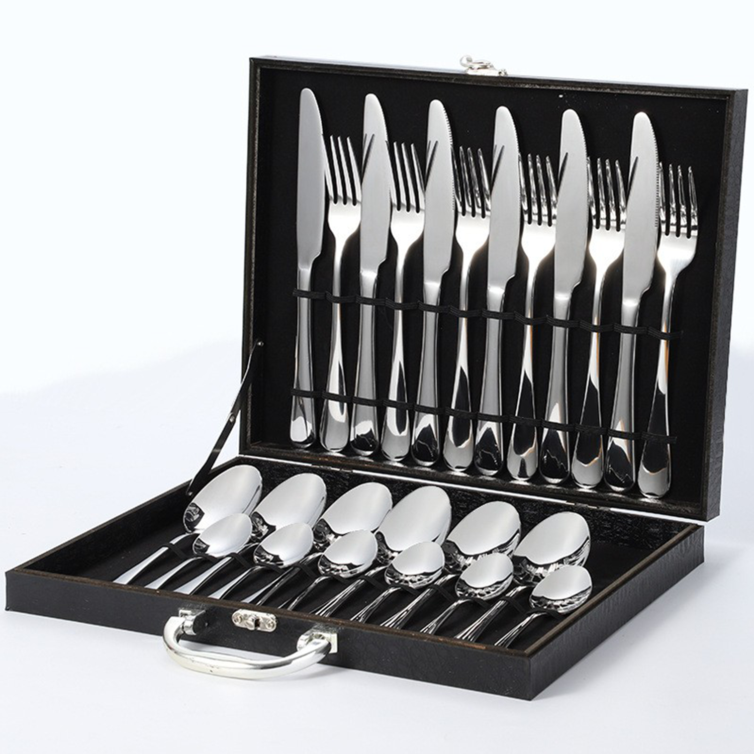 Flatware Set with a Nice Storage Case 3