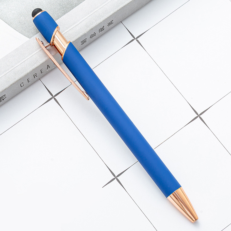 Soft Touch Aluminum Stylus Ballpoint Pen 16
