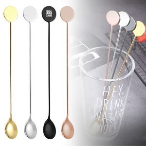 Round Tail Stainless Steel Stirrer Spoon 6