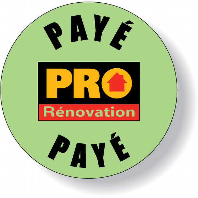 Fluorescent Green Flexo-Printed Stock Circle Roll Labels (4.5" Dia.)
