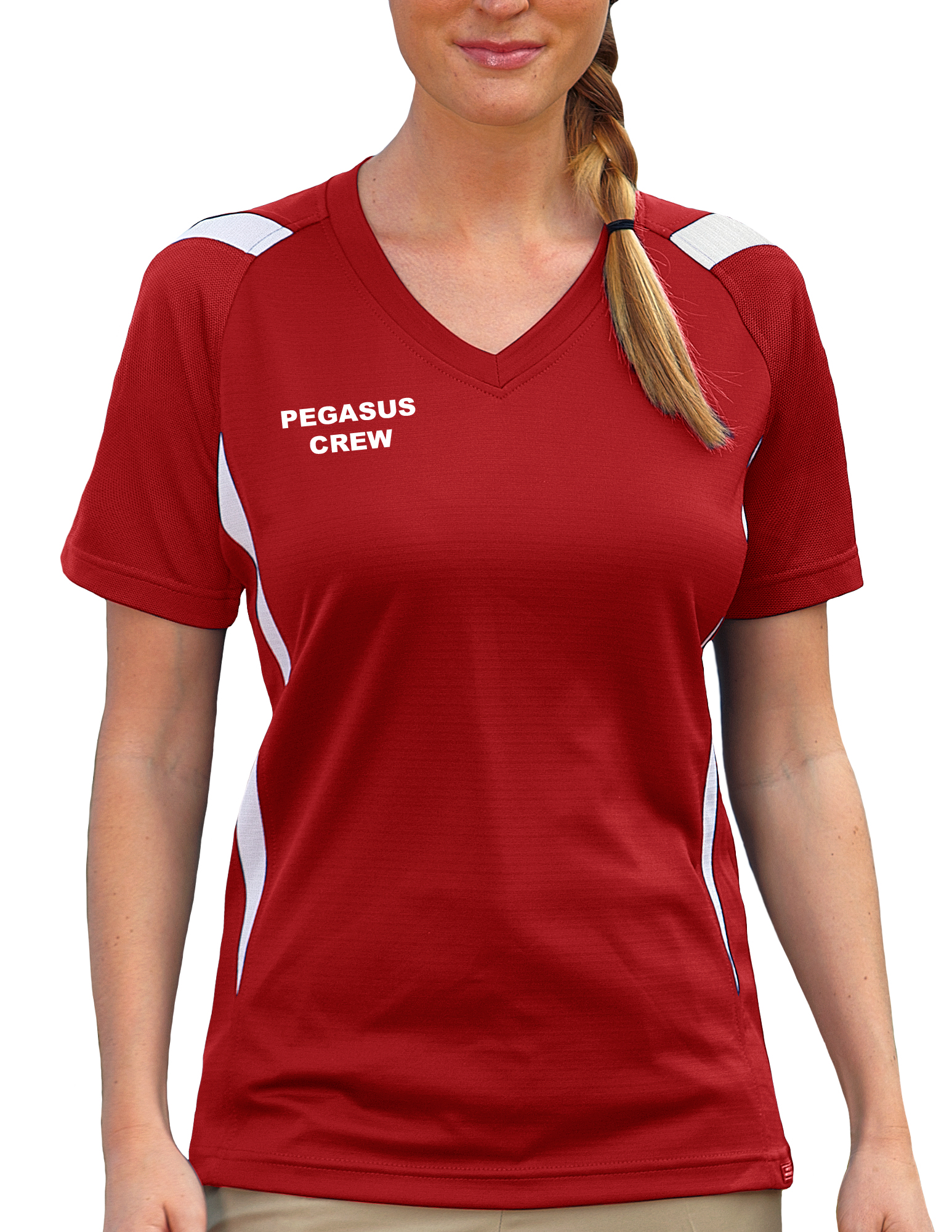 Ladies' Pegasus Crew Ottoman Tee Shirt 8