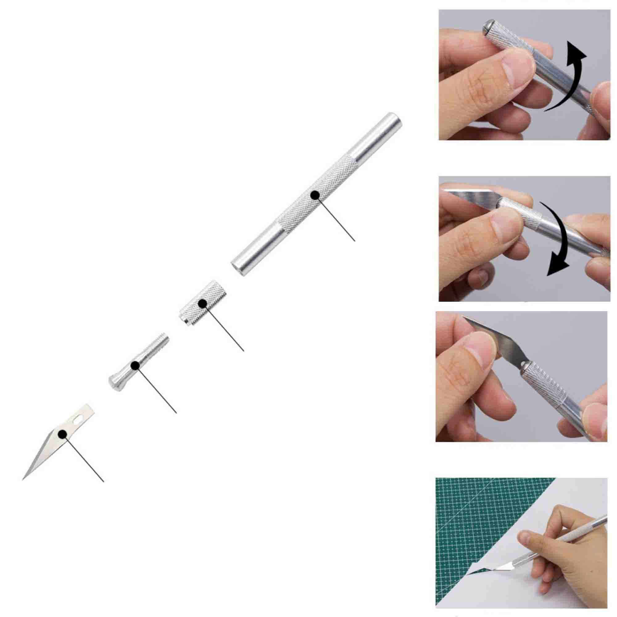 Craft Knife Tool Set Hand File Printer Spatula 2