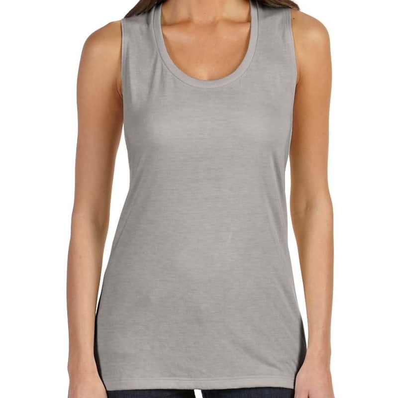 Bella Ladies Flowy Scoop Muscle Tank 7