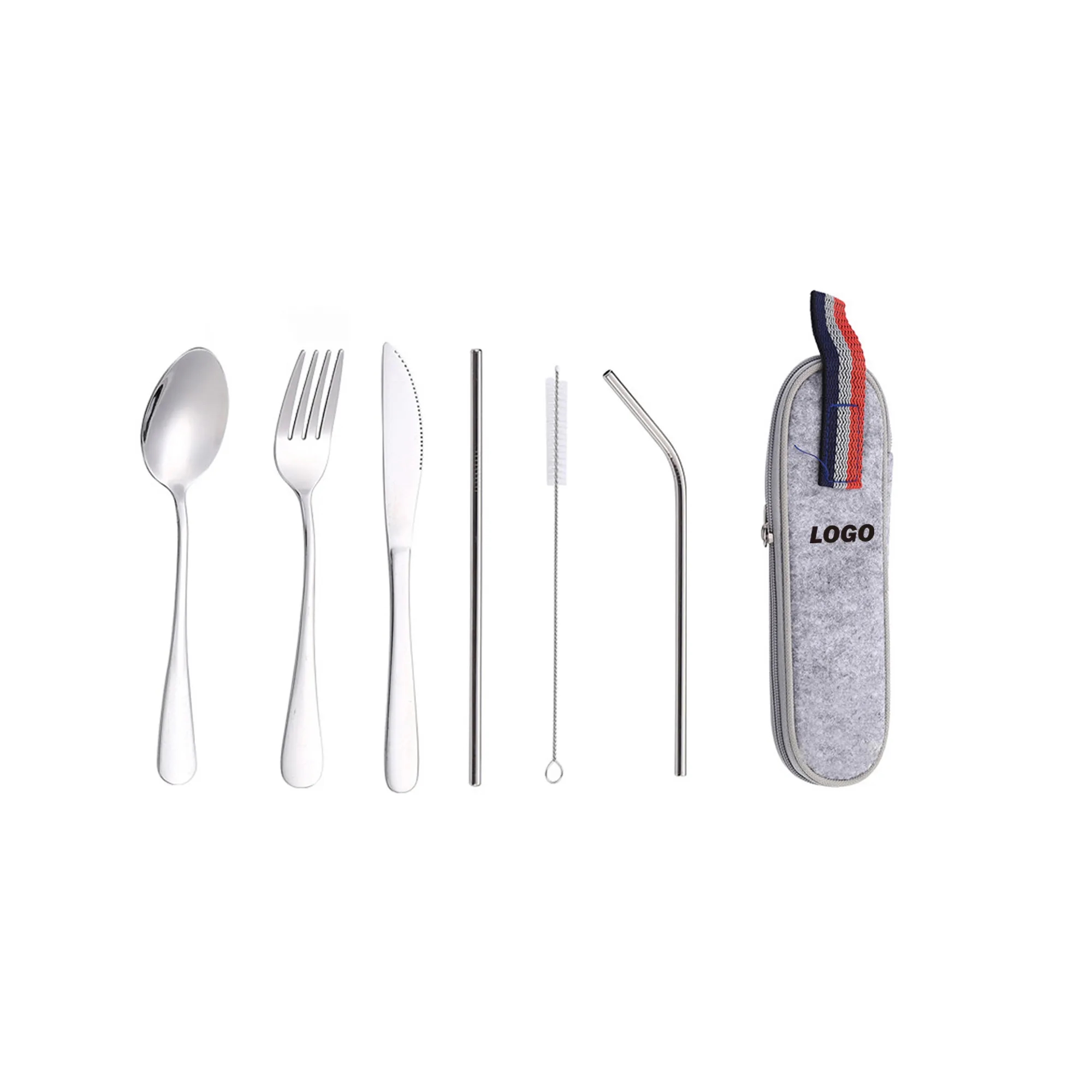 Stainless steel Cutlery Set with Pouch 4