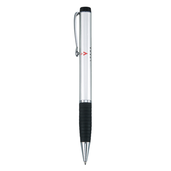 New Coburg Satin Chrome Metal Pen, Ballpoint pen 3