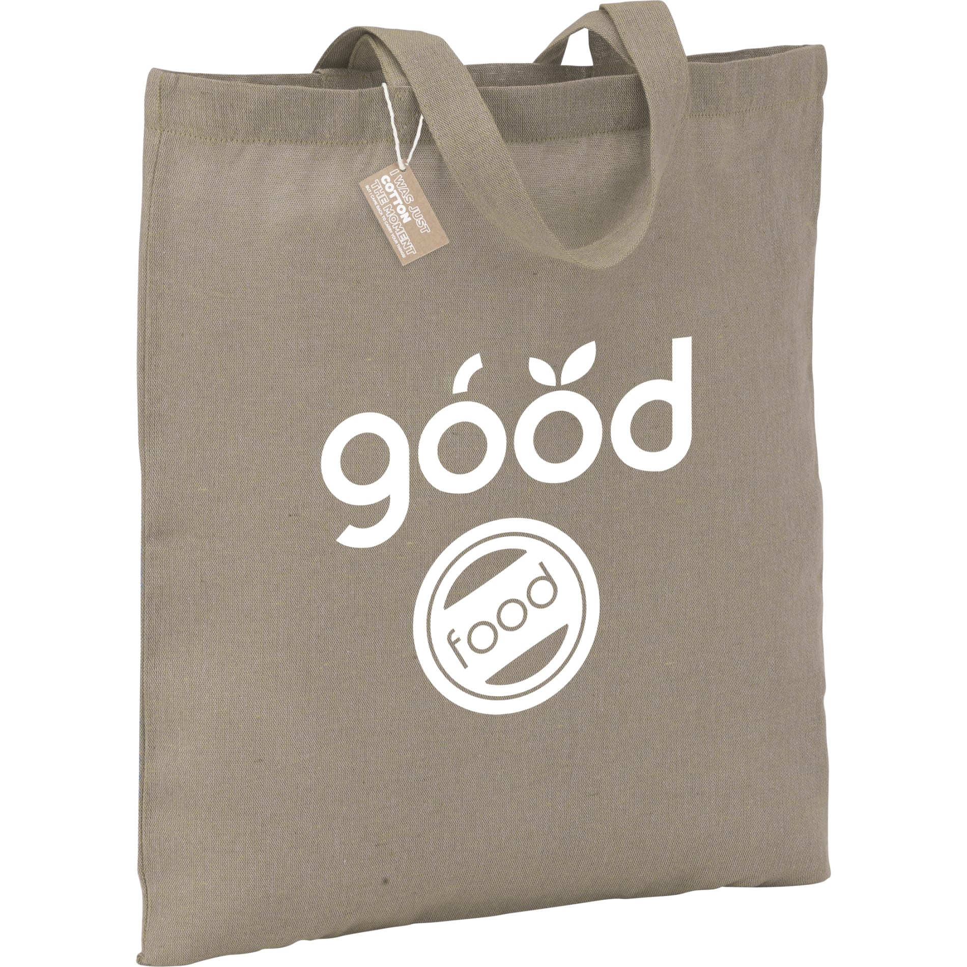 Recycled 5oz Cotton Twill Tote, custom tote bag with logo imprint 120