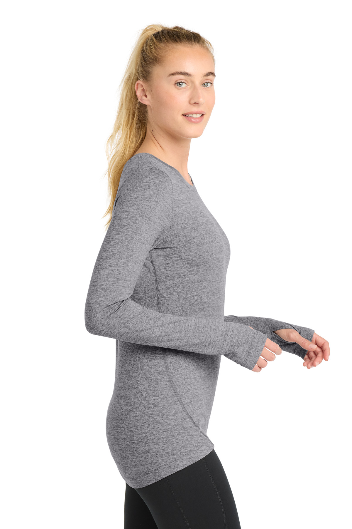 Sport-Tek Women's Exchange 1.5 Long Sleeve Crew LST710 23