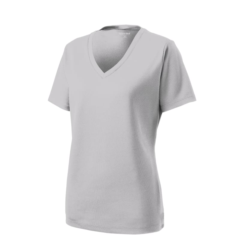 Sport-Tek Women's PosiCharge RacerMesh V-Neck Tee. 38