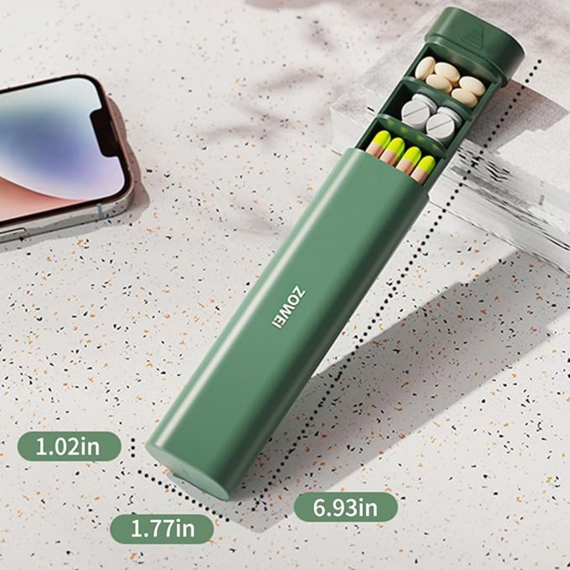 Weekly Travel Pill Case 5