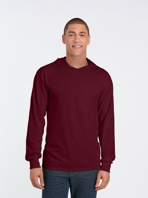 FRUIT OF THE LOOM HD Cotton™ Unisex Jersey Hood, custom hoodie or sweatshirt with logo imprint 1