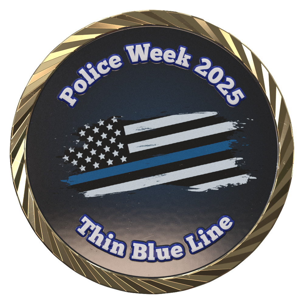 Texture Tone® Diamond Edge Double Sided Coins (Various Sizes)