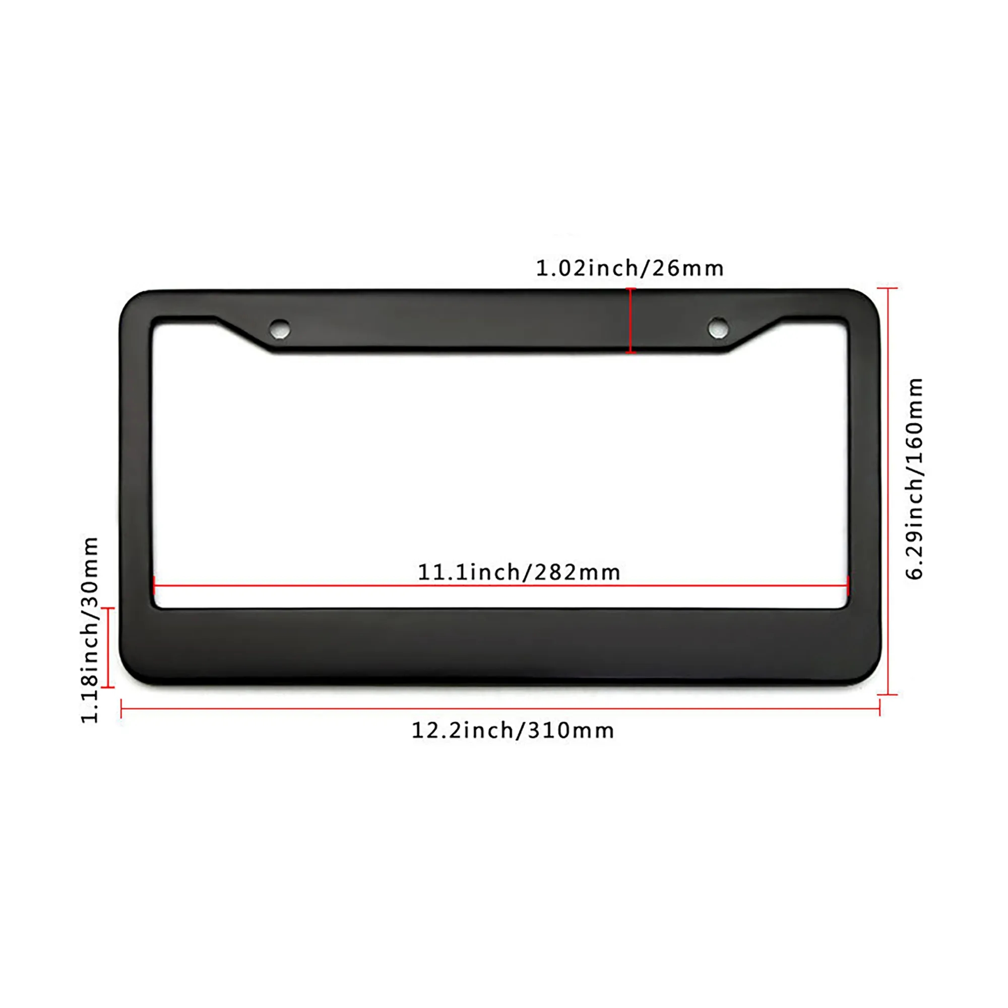 Aluminum Alloy License Plate MOQ 100PCS 2