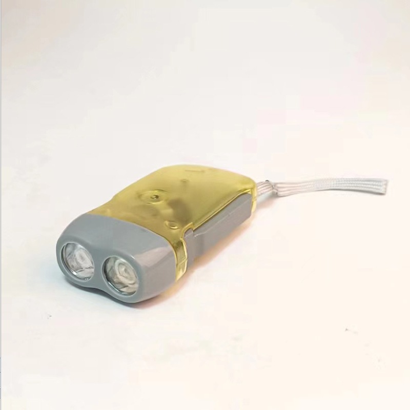 2 LED Hand Press Flashlight 6