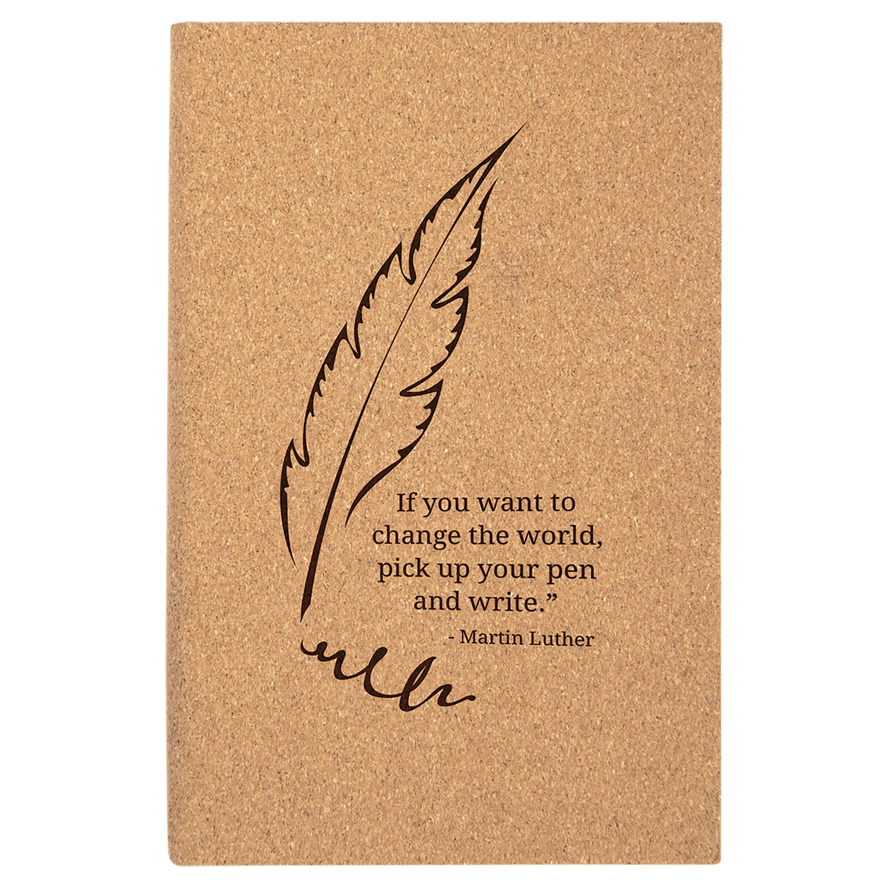 5.25" X 8.25" Laserable Leatherette Journal With Lined Notepad 9