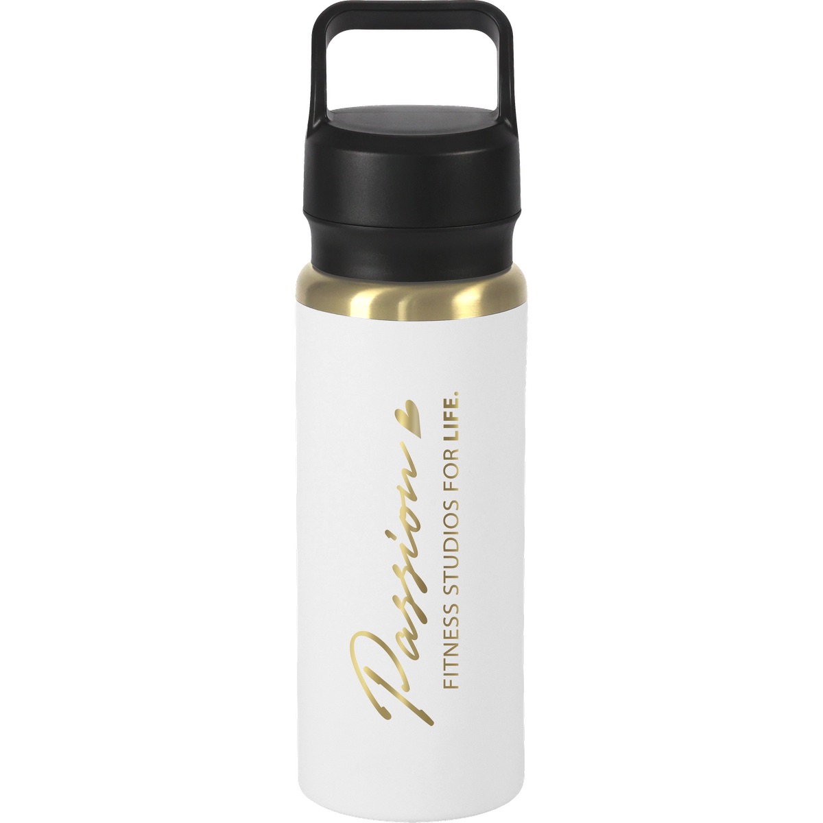 28oz Urban Peak® Dual Top Gold Water Bottle, custom water bottle with logo imprint 27
