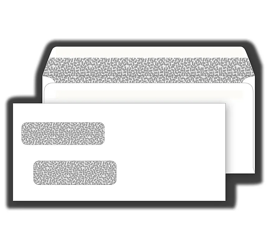Envelopes, Double Window Confidential, Self Seal 1