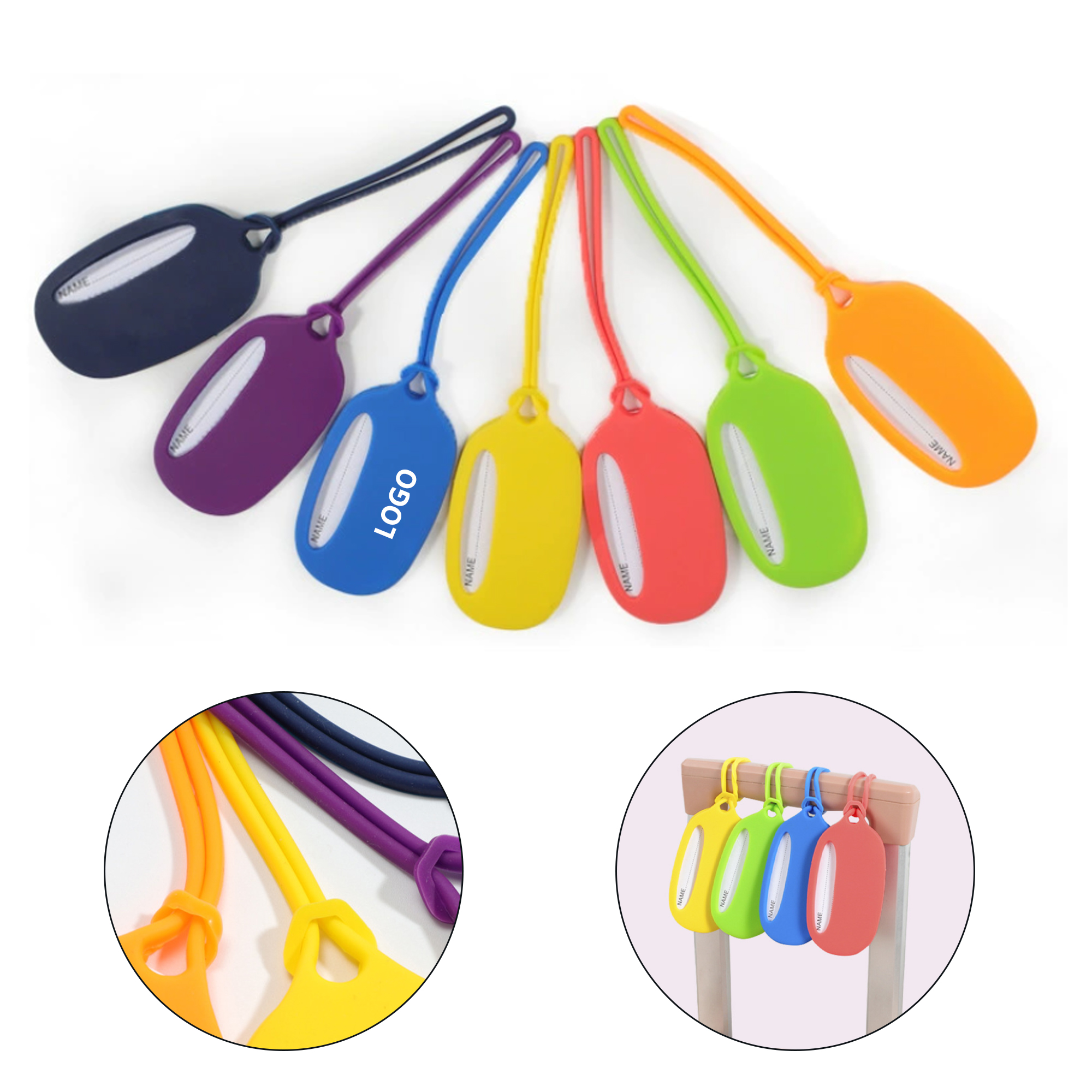 Silicone Travel Luggage Tag 2