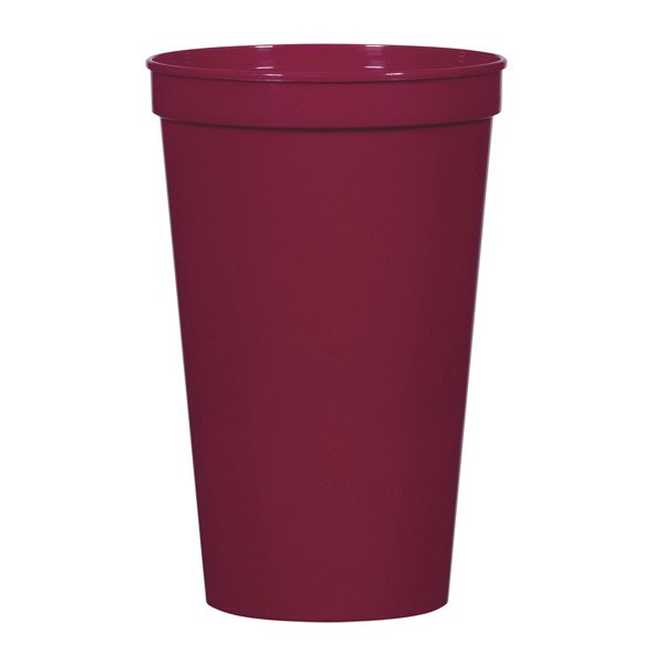 22 Oz Reusable Plastic Stadium Cups 3