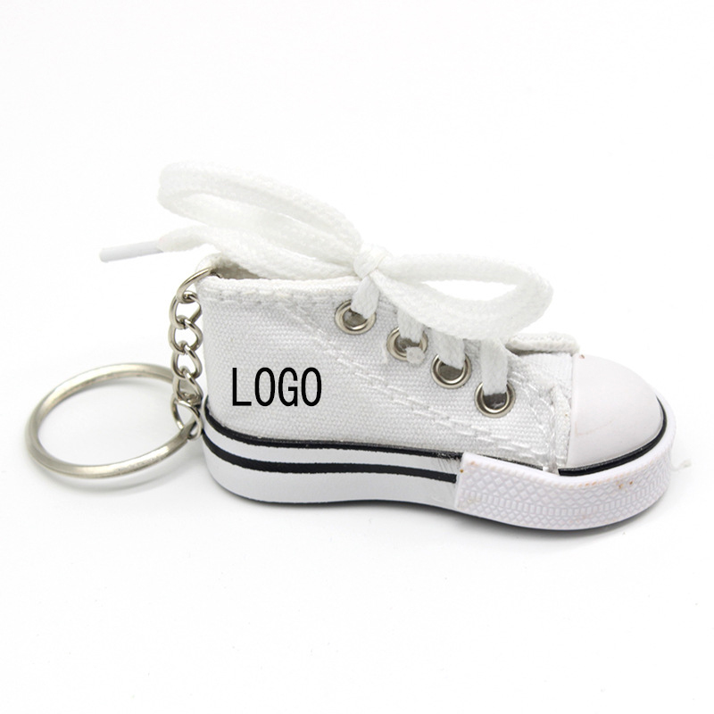 Canvas shoe keychain 2
