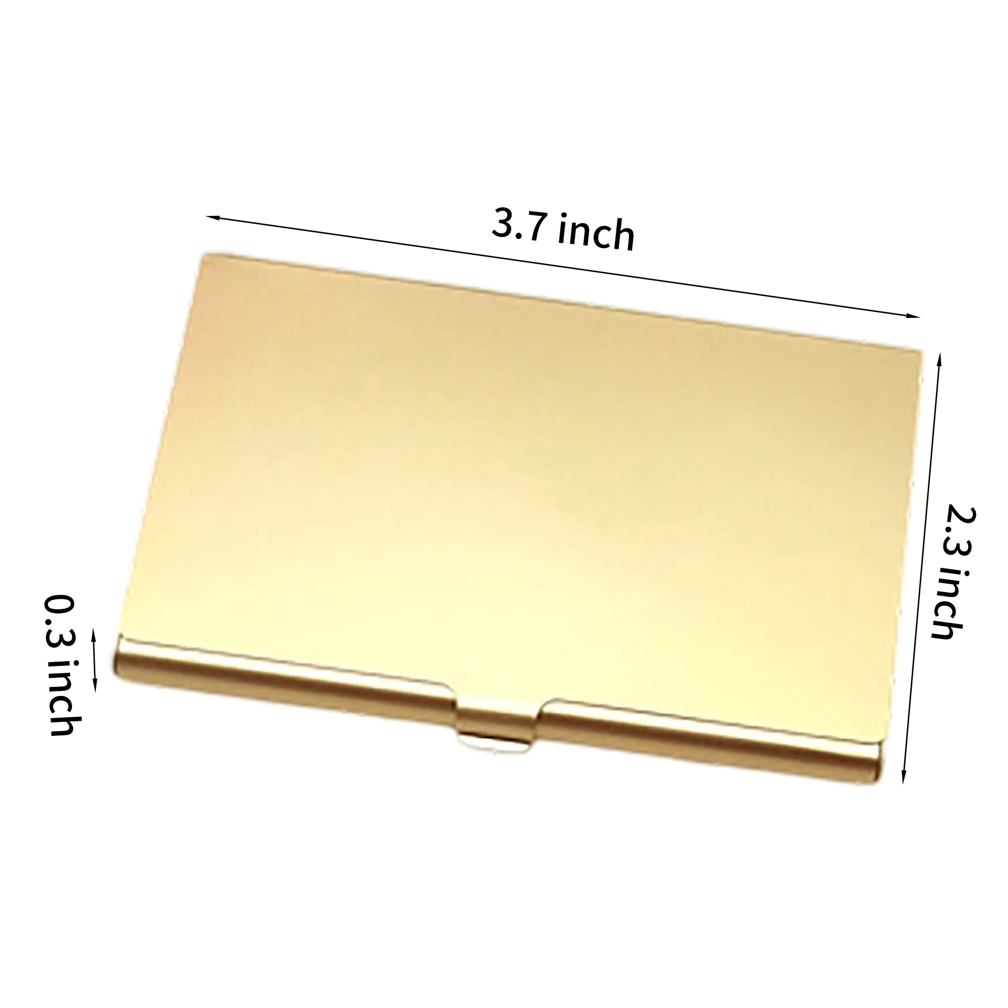 Slim Aluminum Business Card Holder Compact 16