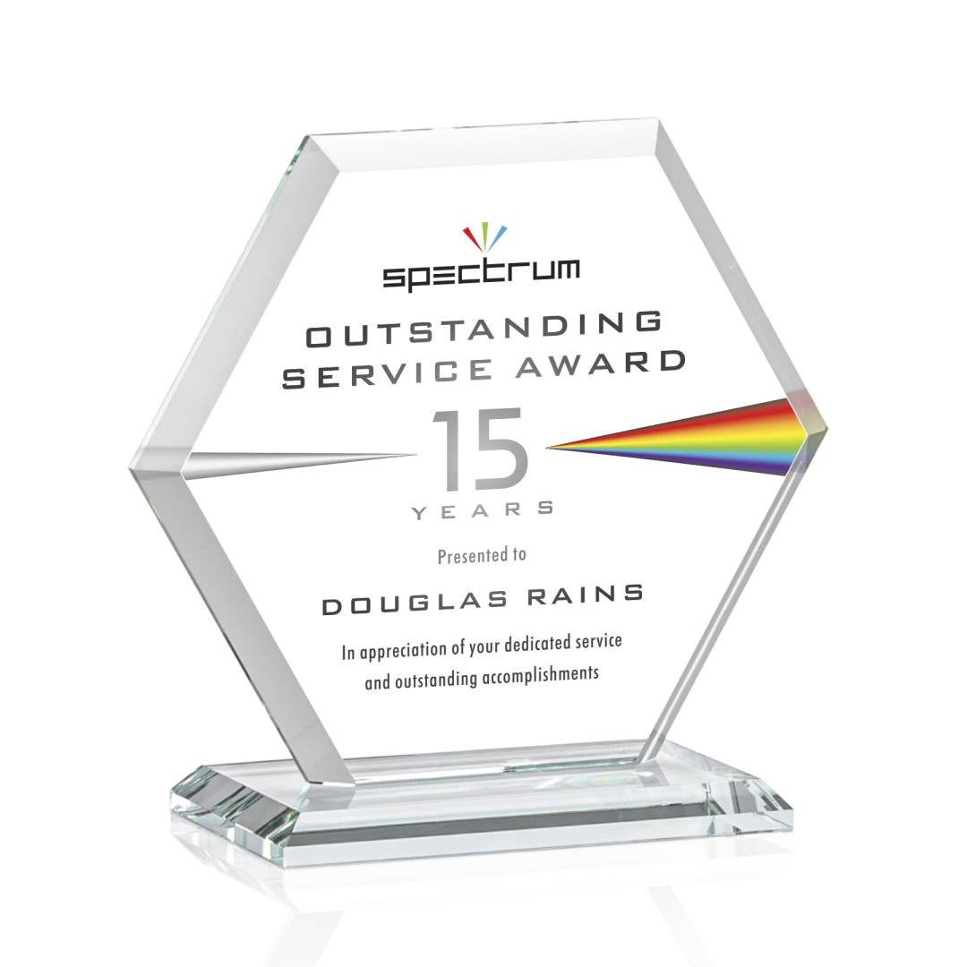 Barnett VividPrint™ Award - Clear 3