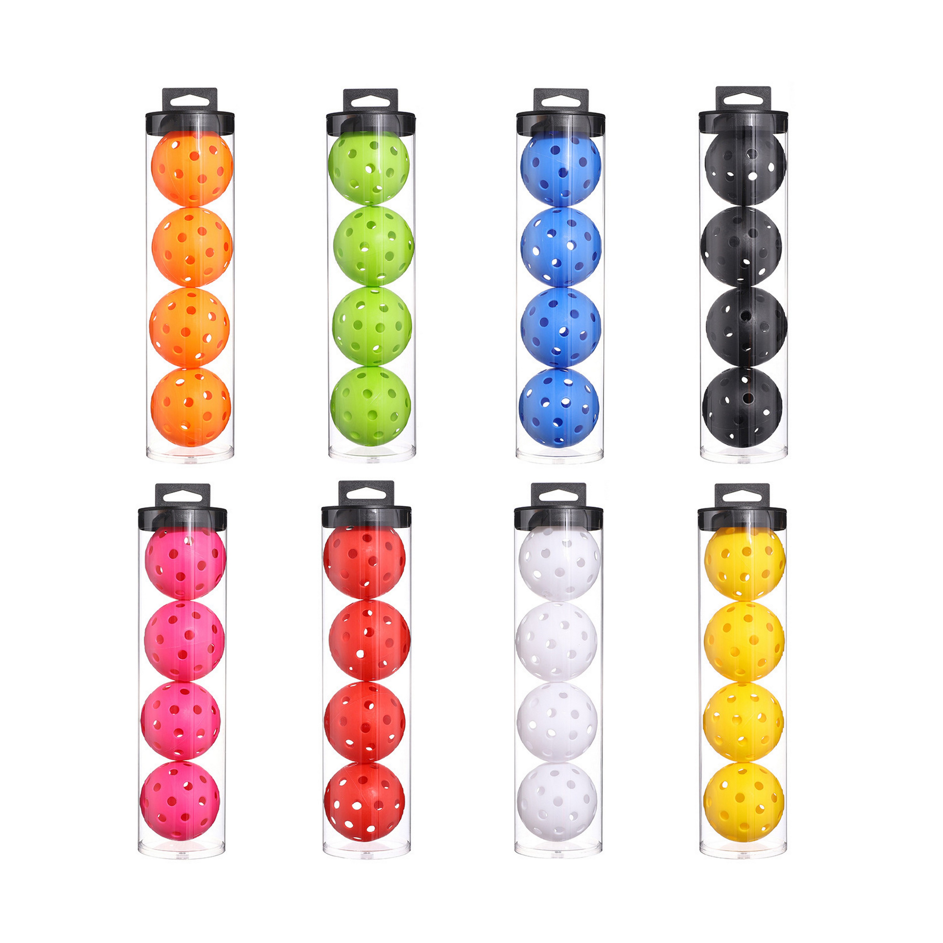 40 Holes Pickleball Ball Set 4pcs-Ocean 4