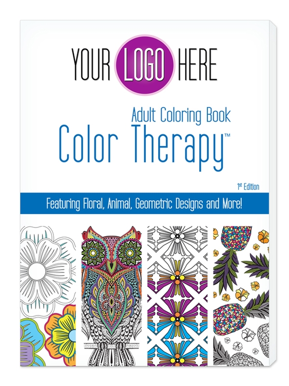 Color Therapy™ 24 Page Adult Coloring Book
