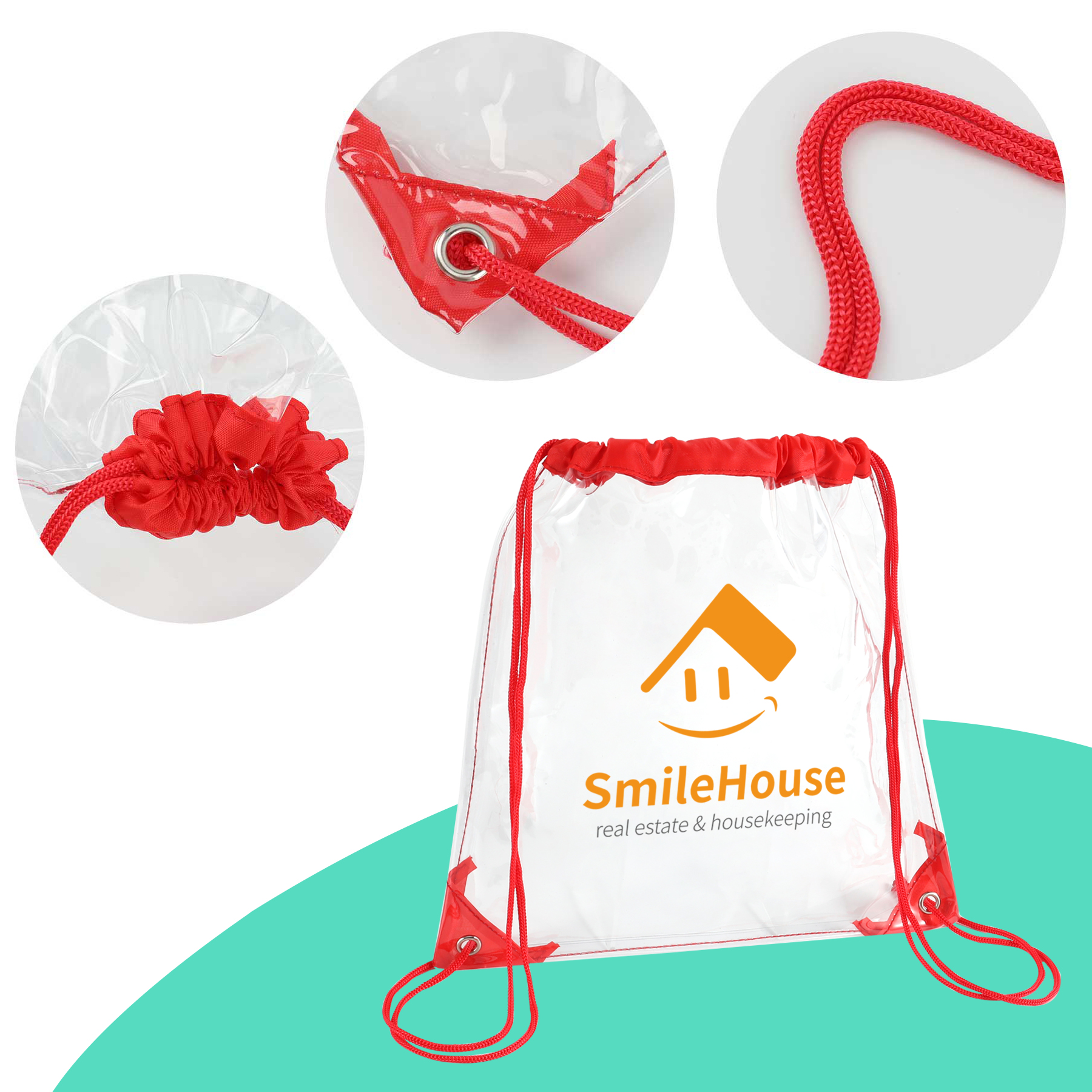 Clear Drawstring Backpack 31