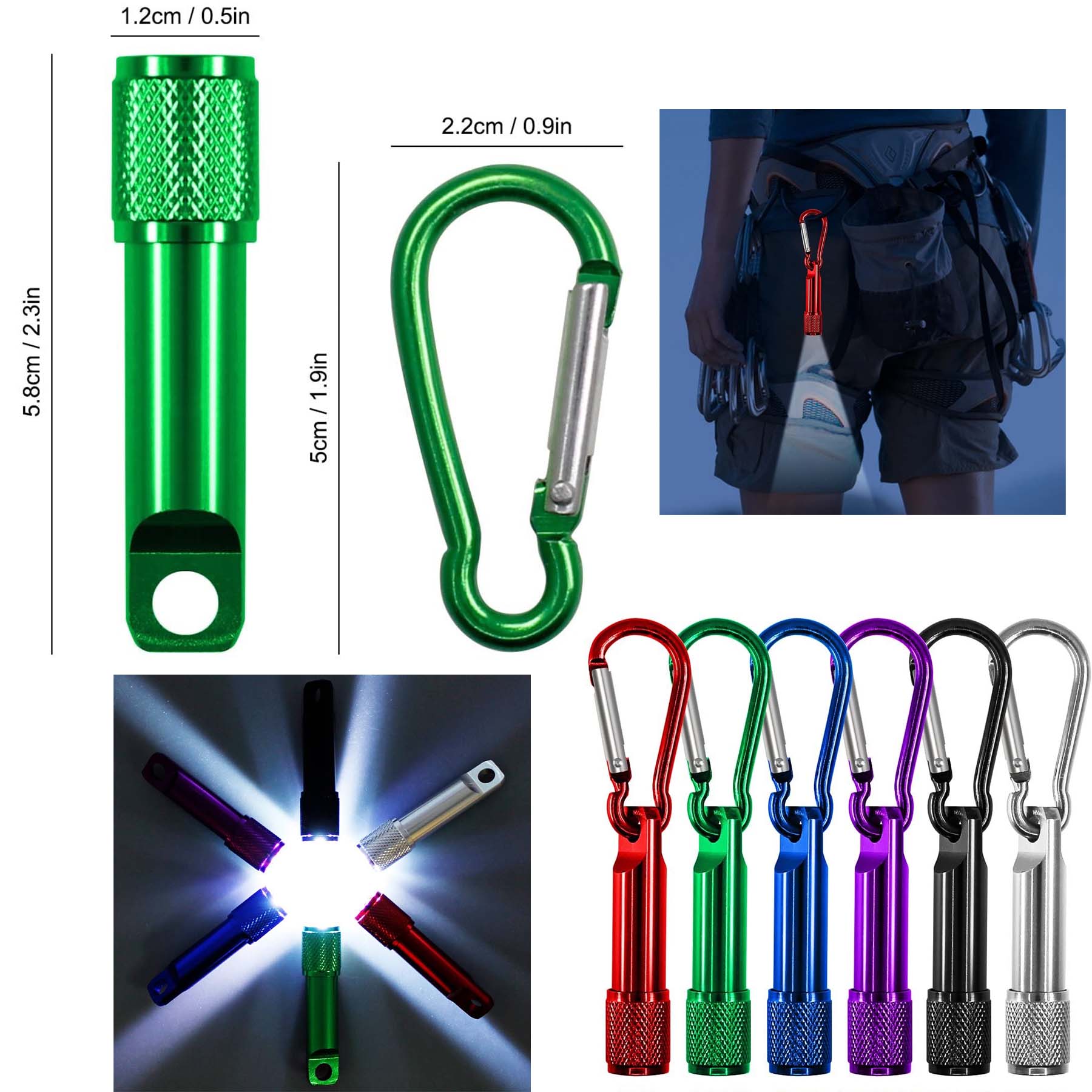 Super Mini Keychain LED Flashlights 1