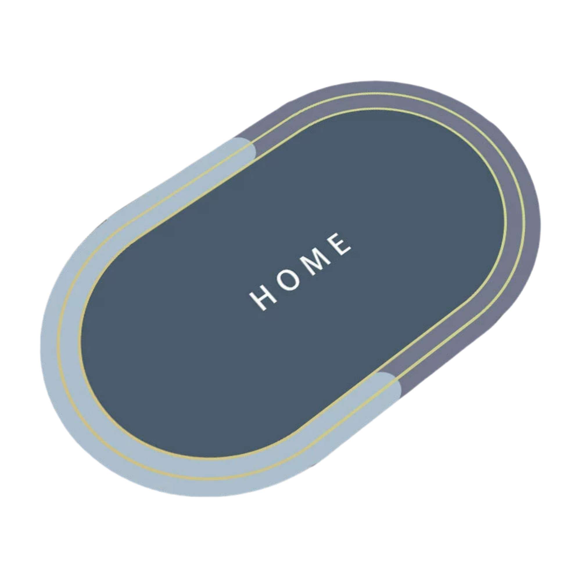 Quick Dry Oval Diatom Bath Mat 2