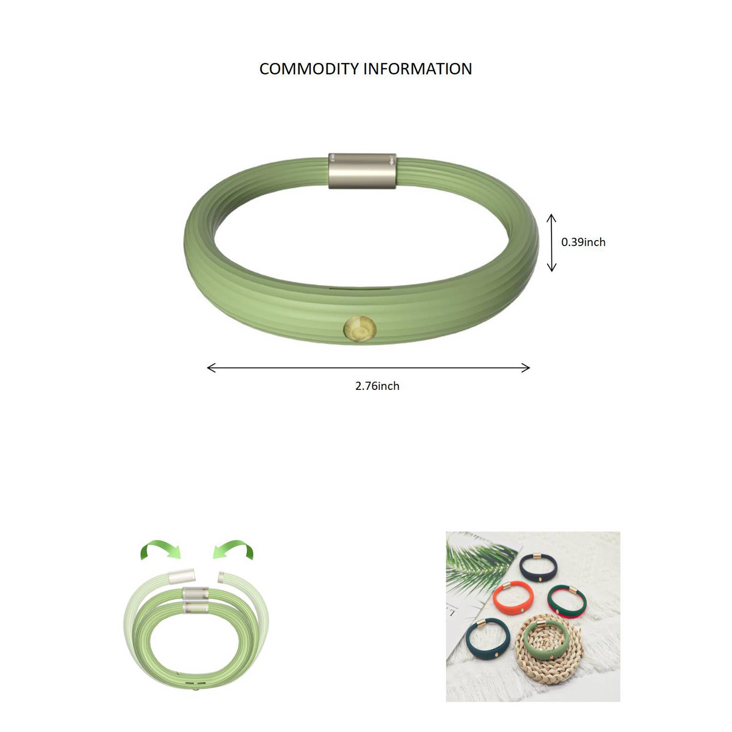 Plant Essential Oil Anti-Bite Bracelet 7
