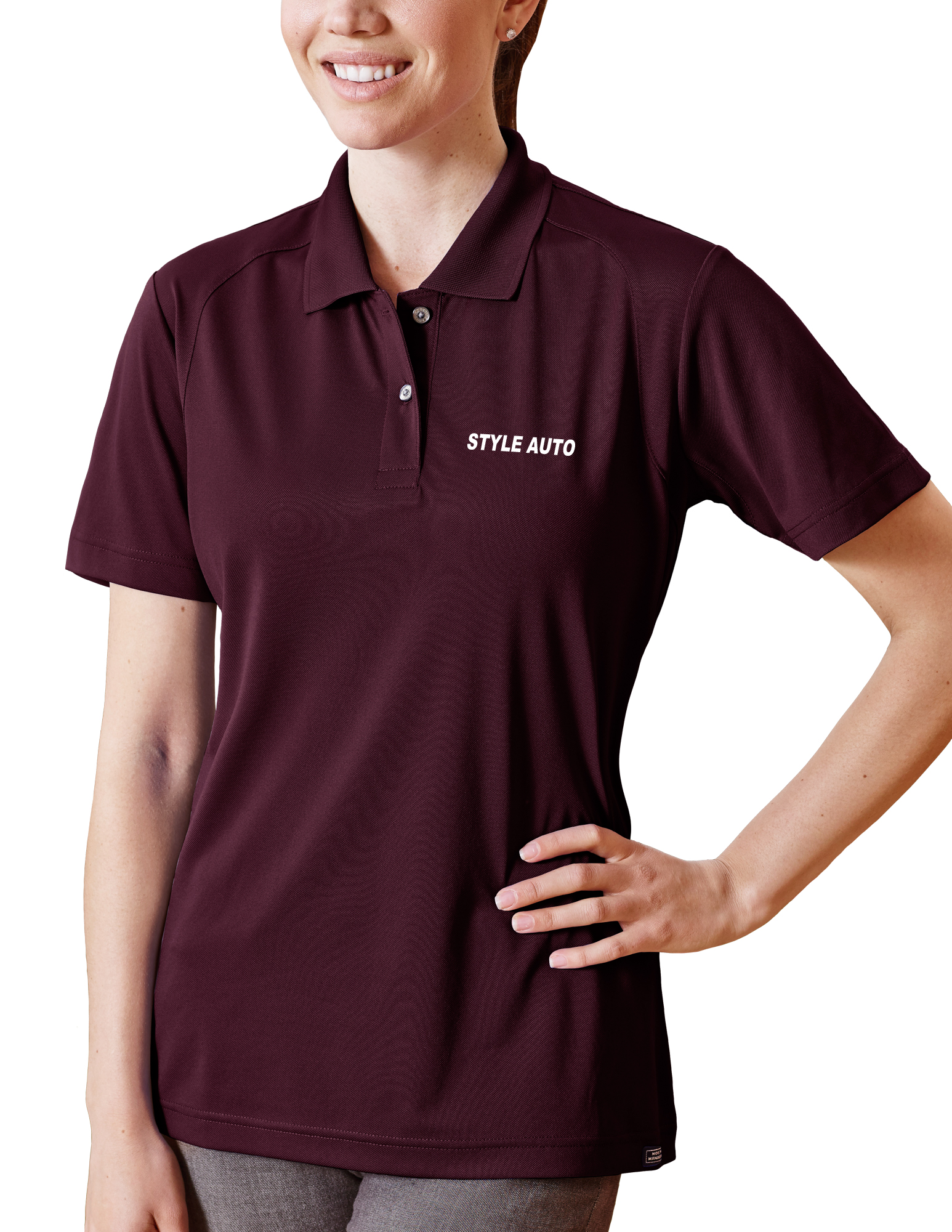Ladies' Style-Auto Hybrid Cooler Polo Shirt 5